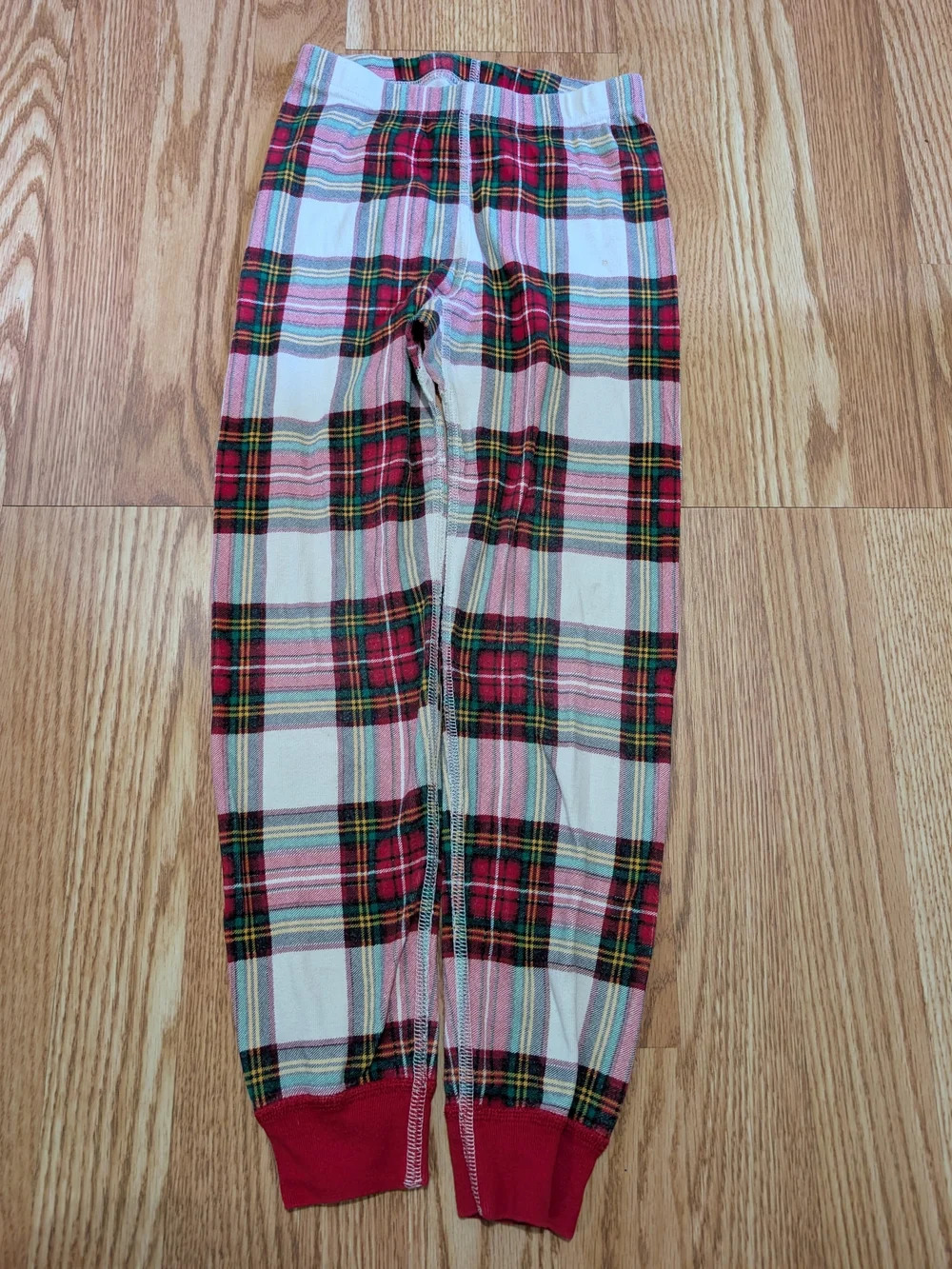 Hanna Andersson Holiday Plaid Pajamas Long Sleeve Pants 120 6/6